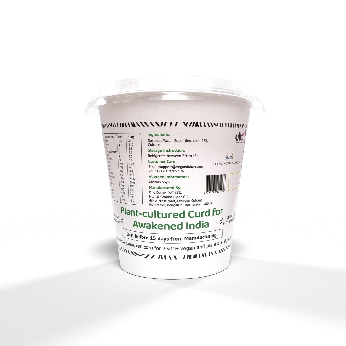 Ultx Soya Curd, 400gm (pack of 2/4) (Bangalore only)