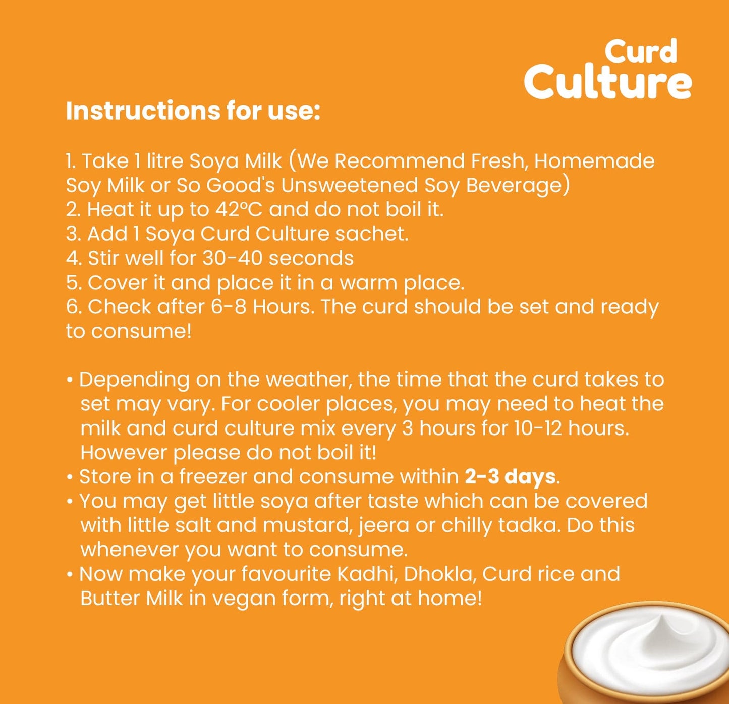 Ultx Soya Curd Culture, 10 Sachets