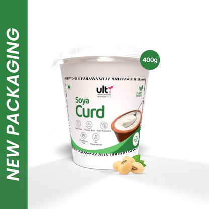 Ultx Soya Curd, 400gm (pack of 2/4) (Bangalore only)
