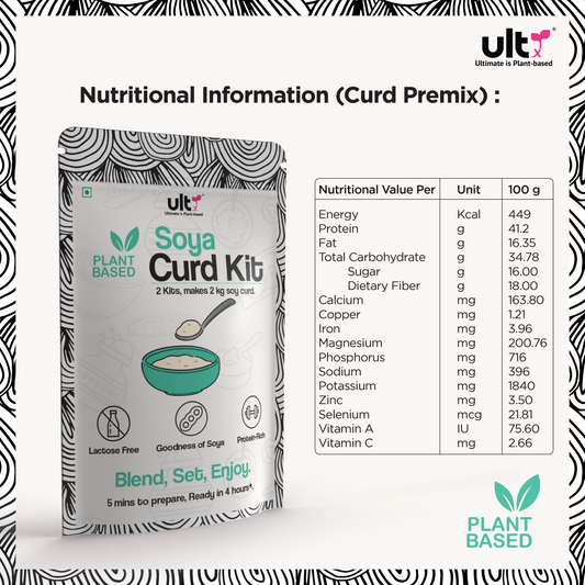 Ultx Plant Based Soya Curd Kit