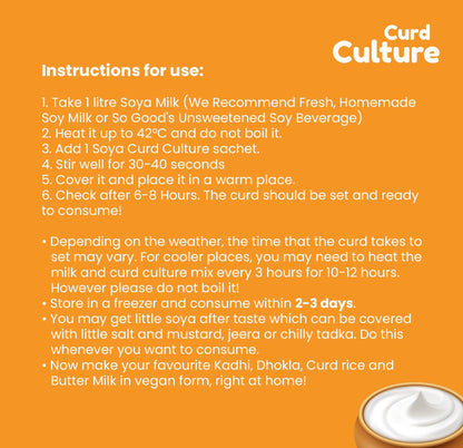 Ultx Soya Curd Culture, 10 Sachets